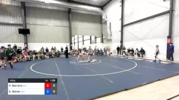 40 kg Quarterfinal - Kamdyn Borrero, Bad Karma vs Emma Bacon, Virginia Team Predator #2