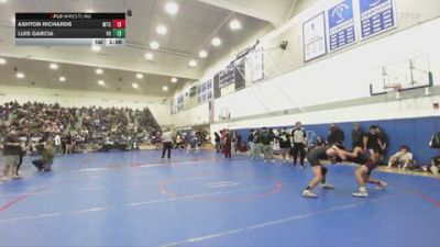 132 lbs Champ. Round 1 - Ashton Richards, Mantanona Training Center vs Luis Garcia, Victor Valley
