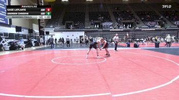 174 lbs Quarterfinal - Gage LaPlante, Army vs Andrew Christie, Army