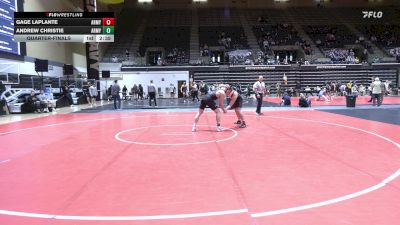 174 lbs Quarterfinal - Gage LaPlante, Army vs Andrew Christie, Army
