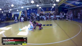 120 lbs Round 1 (8 Team) - Kaleb Williams, Alpha Dogs vs Payne Robertson, OutKast WC