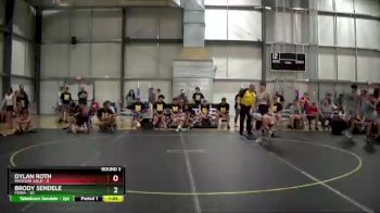 140 lbs Round 3 (6 Team) - Brody Sendele, POWA vs Dylan Roth, Missouri Gold