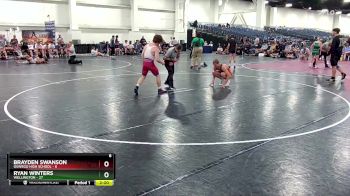 144 lbs Semis & 1st Wrestleback (8 Team) - Ryan Winters, Wellington vs Brayden Swanson, Oswego High School