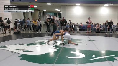 144 lbs Consi Of 128 #2 - Max Firestine, PA vs Sacha MacAdam, NY