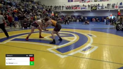 189 lbs Consy 2 - Josh Hart, Independence-WV vs Noah Onkst, McDonogh-MD