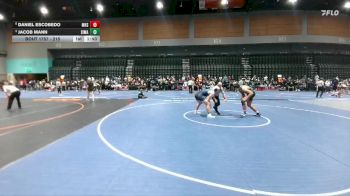 215 lbs Quarterfinal - Jacob Mann, Siuslaw / Mapleton vs Daniel Escobedo, Millikan