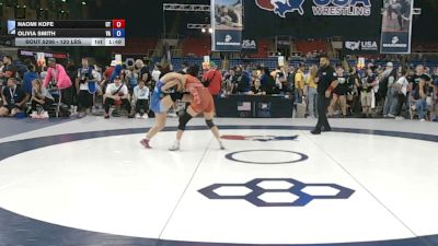 120 lbs Champ. Rd Of 64 - Naomi Kofe, Utah vs Olivia Smith, Virginia