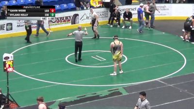 252 lbs Round Of 32 - Gavin Webb, Laurel vs Ryland Kelly, Seneca Valley
