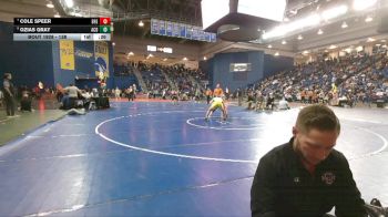 138 lbs Cons. Round 7 - Ozias Gray, Acadiana vs Cole Speer, Brecksville