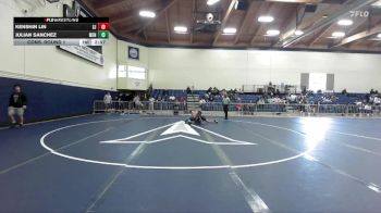 125 lbs Cons. Round 1 - Julian Sanchez, Menlo NCWA vs Kenshin Lin, San Jose State University