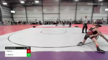 106 lbs Consi Of 64 #2 - Ilan Harris, NC vs Kenna Gioffre, CT