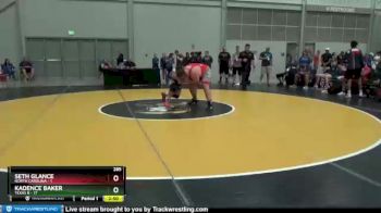 285 lbs Round 5 (6 Team) - Seth Glance, North Carolina vs Kadence Baker, Texas B