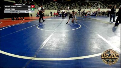 49 lbs Semifinal - Nicholas Wytovich, Husky Wrestling Club vs Kayne Felix, Keystone Wrestling Club