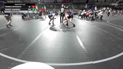 145 lbs 3rd Place - Thomas McDonald, Mt. Olive vs Robert Kirkbride, Unattached