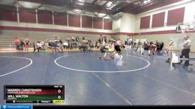 117 lbs 1st Place Match - Will Walton, Wasatch vs Warren Christensen, Champions Wrestling Club