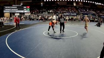 D 1 144 lbs Semifinal - Richie Clementi, Brother Martin vs Bennett Barrow, Catholic - B.R.
