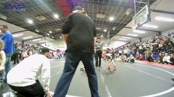 60 lbs Quarterfinal - Jaxon Huffman, Team Tulsa Wrestling Club vs Allister Hunter, Owasso Takedown Club