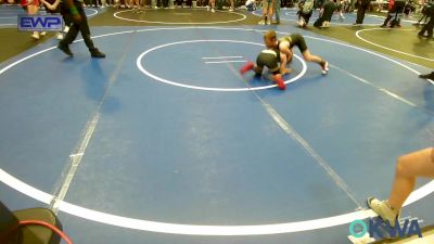 76 lbs Quarterfinal - Hudson Smith, Salina Wrestling Club vs Braden Abel, Grove Takedown Club