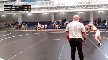 157 lbs 3rd Place Match - Maverick Mueller, Mary vs Marcus Caro, Colorado School Of Mines