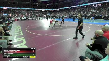 D3-144 lbs Semifinal - Brock Hinderman, Iowa-Grant/Highland vs Ian Crapp, Fennimore