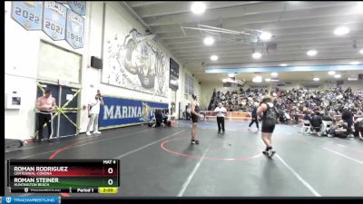 160 lbs Champ. Round 1 - Roman Rodriguez, Centennial-Corona vs Roman Steiner, Huntington Beach