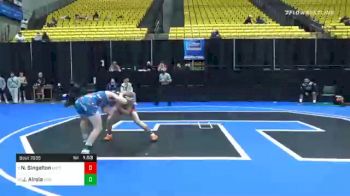 126 lbs Quarterfinal - Nash Singelton, Unattached 77 vs Joseph Airola, Unattached 8