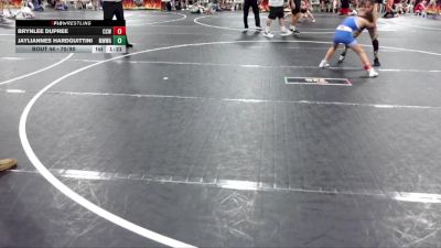 70/80 Round 3 - Jayliannes Hardguittini, Mighty Warriors Wrestling Acad vs Brynlee Dupree, Chicken Coop Wrestling