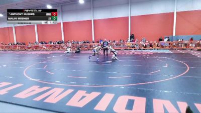 125 lbs Semifinal - Anthony Hughes, Marian University (IN) vs Maliki Mosher, Siena Heights University