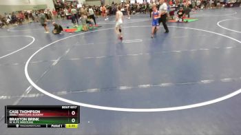 96 lbs Cons. Round 2 - Braxton Brink, DC Elite Wrestling vs Case Thompson, Sebolt Wrestling Academy