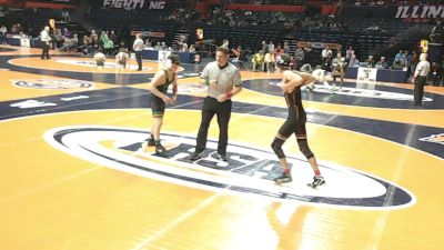 2A 138 lbs Champ. Round 1 - Tommy Banas, New Lenox (Providence Catholic) vs Thomas Olson, Freeport (H.S.)