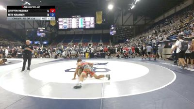 144 lbs Champ. Rd Of 128 - Griffin Heeney, Illinois vs Jett Kramer, Iowa
