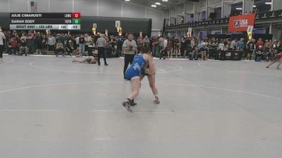 155 lbs Cons. Quarters - Julie Cimarusti, Legacy Wc vs Sarah Eddy, Top Of The Rock Wrestling Club