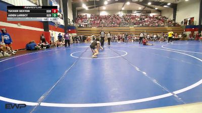 80 lbs Quarterfinal - Tucker Sexton, Berryhill High School vs Aiden Lariscy, Glenpool