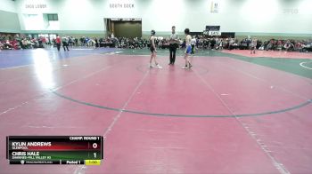 115A Champ. Round 1 - Kylin Andrews, Glenpool vs Chris Hale, Shawnee-Mill Valley HS