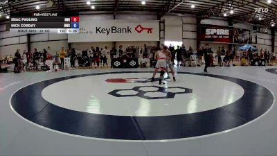 57 kg Cons. Round 4 - Isiac Paulino, Noke Wrestling RTC vs Nick Corday, Michigan Wrestling Club