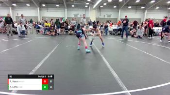 88 lbs Round 8 (10 Team) - Zachary Leto, Florida Scorpions vs Riley Keen, Machine Shed