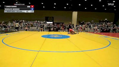 150 lbs Champ. Rd Of 32 - Owen Burns, Standfast Wrestling vs Rodolfo Moreno