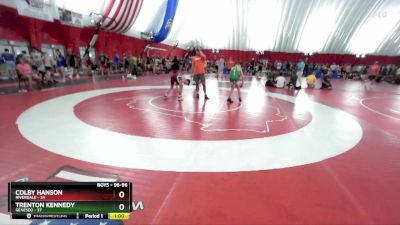 96-96 lbs Round 3 - Trenton Kennedy, Geneseo vs Colby Hanson, Riverdale