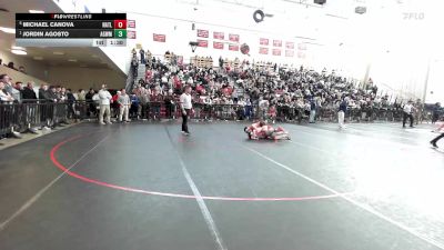 126 lbs 3rd Place - Michael Canova, North Attleborough vs Jordin Agosto, Agawam