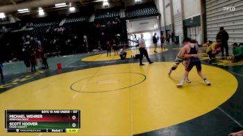 157 lbs 5th Place Match - Michael Wehrer, Nebraska Boyz vs Scott Hoover, Chase County