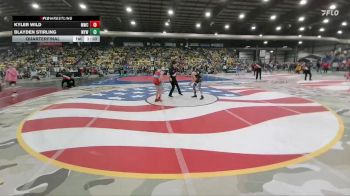 85 lbs Quarterfinal - Blayden Stirling, Winner Youth Wrestling vs Kyler Wild, Mandan Wrestling Club