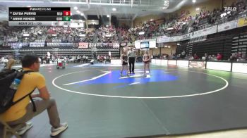 120 lbs Cons. Round 2 - Zayda Purvis, Beloit HS vs Annie Kendig, Osborne HS