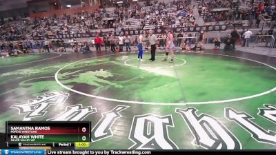 143 lbs Round 4 - Samantha Ramos, Popeye Wrestling vs Kalayah White, Silver Valley WC