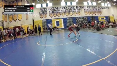 120 lbs Round 1 (8 Team) - Rylan Webber, Claw WC vs Terry Milam, Buchholz