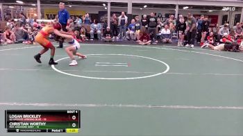 80 lbs Placement (4 Team) - Christian Worthy, Mat Assassins Grey vs Logan Brickley, U2 Upstate Uprising Blue
