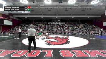 190 lbs 1st Place Match - Lorenzo Seymore, American Canyon vs Ronan Mcallister, Livermore