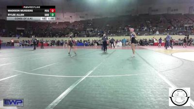 118 lbs Consi Of 8 #2 - Madison Murders, Pryor Tigers Wrestling vs Rylee Allen, Sand Springs Jr High