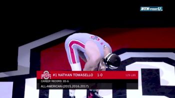 125 m, Nathan Tomasello, tOSU vs Ethan Lizak, Minnesota