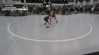 126 lbs Cons. Sub-quarters - Cillian Vroman, B.A.M. Training Center vs Mick Dobbs, Interior Grappling Academy