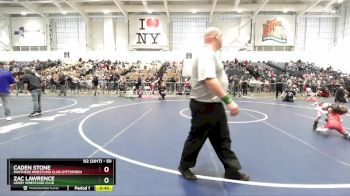 50 lbs 5th Place Match - Caden Stone, Panthers Wrestling Club (Pittsford) vs Zac Lawrence, LeRoy Wrestling Club